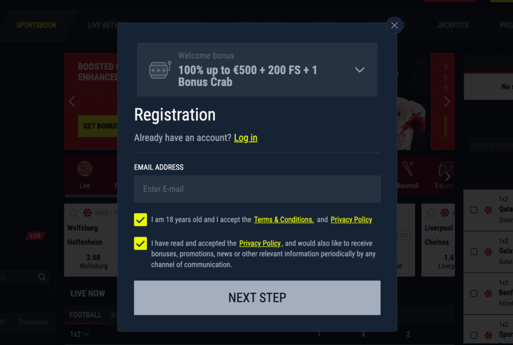 Rabona Registration